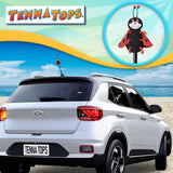 Tenna Tops Red "Lucky" Ladybug Car Antenna Topper - Thick Antenna Fit