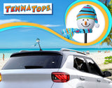 Tenna Tops Snowman Winter Hat & Scarf Car Antenna Topper (Baby Blue) - Thick Antenna Fit (Copy)