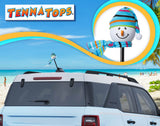Tenna Tops Snowman Winter Hat & Scarf Car Antenna Topper (Baby Blue) - Thick Antenna Fit (Copy)