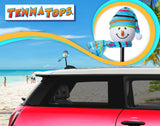 Tenna Tops Snowman Winter Hat & Scarf Car Antenna Topper (Baby Blue) - Thick Antenna Fit (Copy)