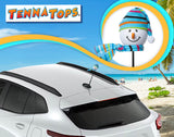 Tenna Tops Snowman Winter Hat & Scarf Car Antenna Topper (Baby Blue) - Thin Antenna Fit