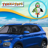 Tenna Tops Cute Penguin Car Antenna Topper (Green) - Thick Antenna Fit
