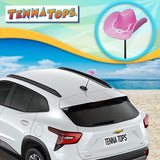 Tenna Tops Pink Cowgirl Hat Car Antenna Topper - Thin Antenna Fit