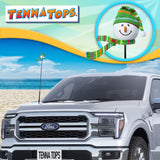 Tenna Tops Snowman Green Winter Hat & Scarf Car Antenna Topper - Thin Antenna Fit