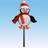 Tenna Tops Cute Penguin Car Antenna Topper (Red) - Thin Antenna Fit
