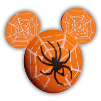 Disney Mickey Halloween Spider in Web Orange Car Antenna Topper / Mirror Dangler / Dashboard Buddy