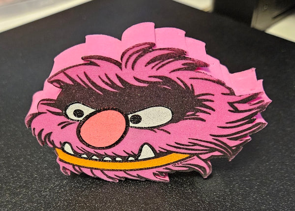 *Last One* Rare The Muppets 3D DIE CUT STYLE ANIMAL Car Antenna Topper / Dashboard Buddy