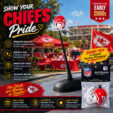 Kansas City Chiefs Car Antenna Topper (NFL Football) - Thin Antenna Fit