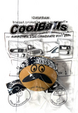 Coolballs Cool Dude Black Bandana Car, Truck, Jeep Antenna Topper