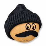 Coolballs Cool Dude Black Beanie Hat Antenna Topper - Thin Antenna Fit
