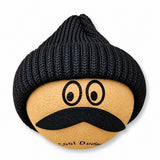 Coolballs Cool Dude Black Beanie Hat Antenna Topper - Thin Antenna Fit