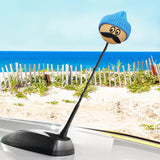 Coolballs Cool Dude Blue Beanie Hat Antenna Topper - Thin Antenna Fit