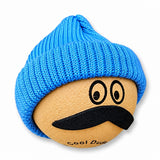 Coolballs Cool Dude Blue Beanie Hat Antenna Topper - Thin Antenna Fit