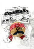 Coolballs "Cool Ese" Cool Dude Antenna Topper / Mirror Dangler / Dashboard Buddy (Red Bandana)