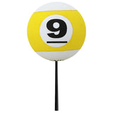 Coolballs Nine 9-Ball Billiards Pool Car Antenna Ball - Thin Antenna Fit