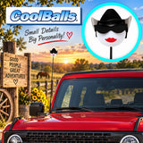 Coolballs Cowgirl Red Lips Car Antenna Topper - Thin Antenna Fit