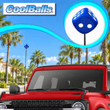 Coolballs Cool Lucky Blue Dice Antenna Topper - Thin Antenna Fit