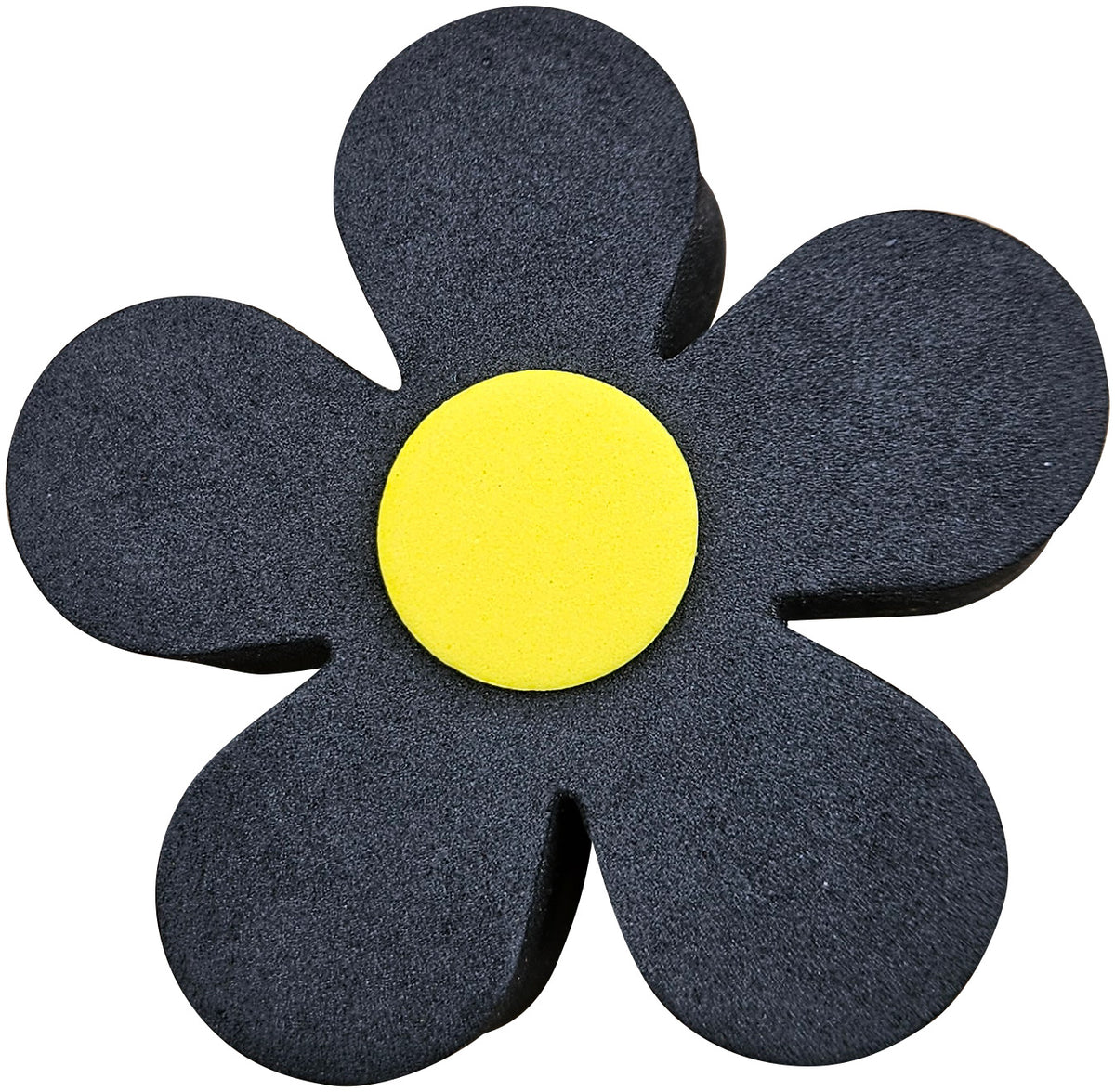 Tenna Tops Large 3" Black Daisy Car Antenna Topper (Yellow Center