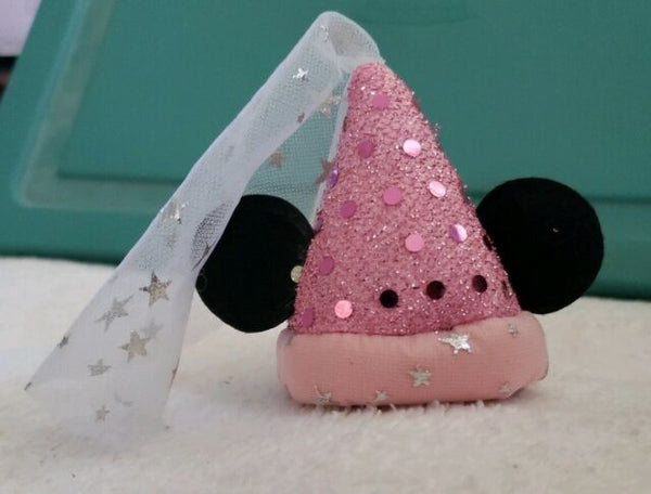 *Last One* Pink Minnie Princess Antenna Topper / Mirror Dangler / Dashboard Accessory