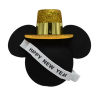 *Last One* Mickey Mouse Happy New Year Car Antenna Topper / Mirror Dangler / Cute Dashboard Buddy (Walt Disney World)