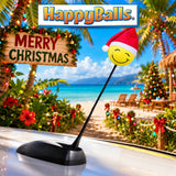 HappyBalls Winter Happy Santa Cutie Car Antenna Topper - Thin Antenna Fit