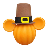 Mickey Thanksgiving Pilgrim Pumpkin Car Antenna Topper (Retired Collectible Style)