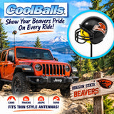 *Vintage 2000* Oregon State Beavers Antenna Topper (College Football) - Thin Antenna Fit