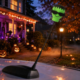 *Almost Gone* Coolballs Cool Franky Car Antenna Topper (Halloween) - Thin Antenna Fit
