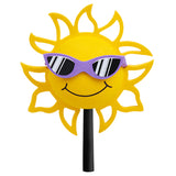 Coolballs California Sunshine Car Antenna Topper (Purple Shades) - Thick Antenna Fit