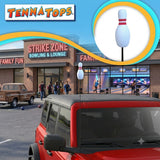 Tenna Tops Bowler Bowling Pin Car Antenna Topper - Thin Antenna Fit