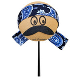 Coolballs Cool Dude Blue Bandana Car Antenna Topper - Thin Antenna Fit