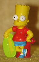 *Last One* Rare Boxed 2003 The Simpsons Bart Surfing Car Antenna Topper / Rear-View Mirror Hanger Accessory
