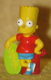 *Last One* Rare Boxed 2003 The Simpsons Bart Surfing Car Antenna Topper / Rear-View Mirror Hanger Accessory
