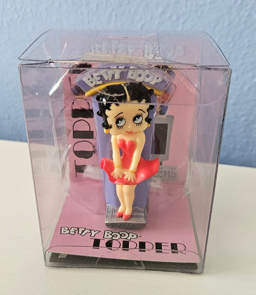 *Last One* Rare Boxed 2003 Betty Boop Red Dress Car Antenna Topper / Car Hanging Mirror Charm
