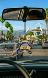 Coolballs Cool Dude Blue Bandana Car Antenna Topper - Thin Antenna Fit