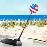 Coolballs American USA Patriotic Flag (2 Sided) Car Antenna Ball