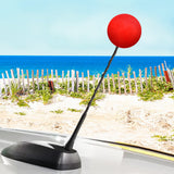 Coolballs Plain Red Car Antenna Ball - Thin Antenna Fit