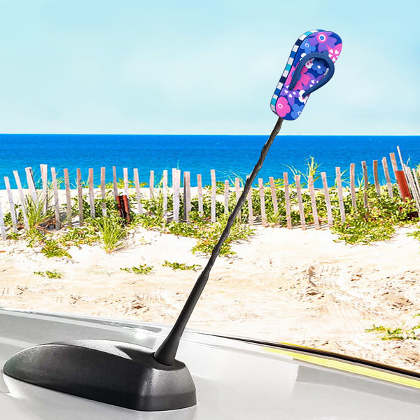 Tenna Tops Flip Flop Sandal Car Antenna Topper (Hawaiian Purple)