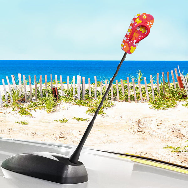 Tenna Tops Flip Flop Sandal Car Antenna Topper (Hawaiian Red)