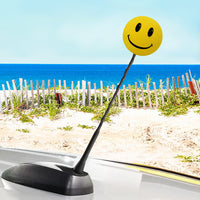 ..HappyBalls Happy Smiley Face Car Antenna Balls (Pack of 6 Yellow)