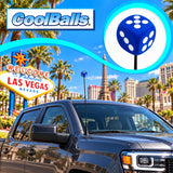 Coolballs Cool Lucky Blue Dice Antenna Topper - Thin Antenna Fit