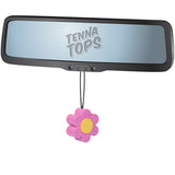 Tenna Tops Pink Daisy (Yellow Center) Car Antenna Topper - Thin Antenna Fit