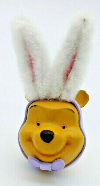 Disney Winnie the Pooh Easter Ears Antenna Topper (White Bunny ears) / Cute Dashboard Accessory