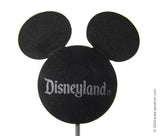 Disney Store Original Plain Mickey Black Antenna Topper / Mirror Dangler / Dashboard Buddy (Disneyland)
