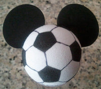 *Rare* Disney Store California Mickey Soccer Car Antenna Ball / Mirror Dangler / Dashboard Buddy