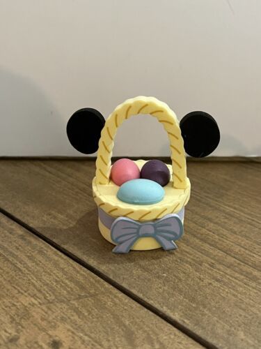 *Last One* Mickey Mouse Happy Easter Basket Car Antenna Topper / Cute Dashboard Buddy (Disney)