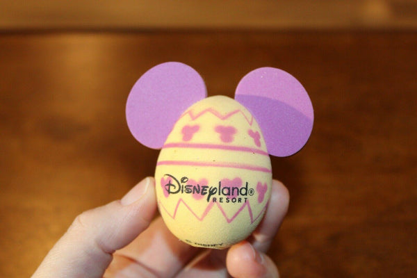 Mickey Mouse Easter Egg Antenna Topper / Mirror Dangler / Dashboard Buddy (Purple Ears) (Disneyland Resort)