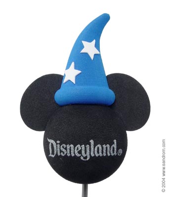 *Retired Style* Disney Fantasia Sorcerer Mickey Car Antenna Topper / Dashboard Buddy (Disneyland)
