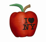 *Last One* Rare I LOVE NY Apple Car Antenna Topper - Thin Antenna Fit