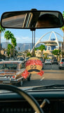 Coolballs Cool Dude Red Bandana Car Antenna Topper - Thin Antenna Fit